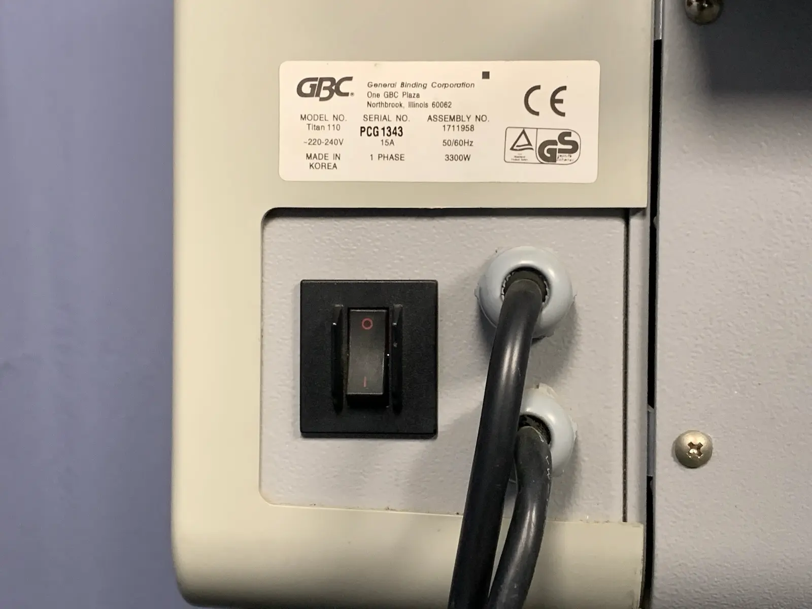 GBC Titan 110 110cm 43" Wide Format Hot Cold Roll Laminator