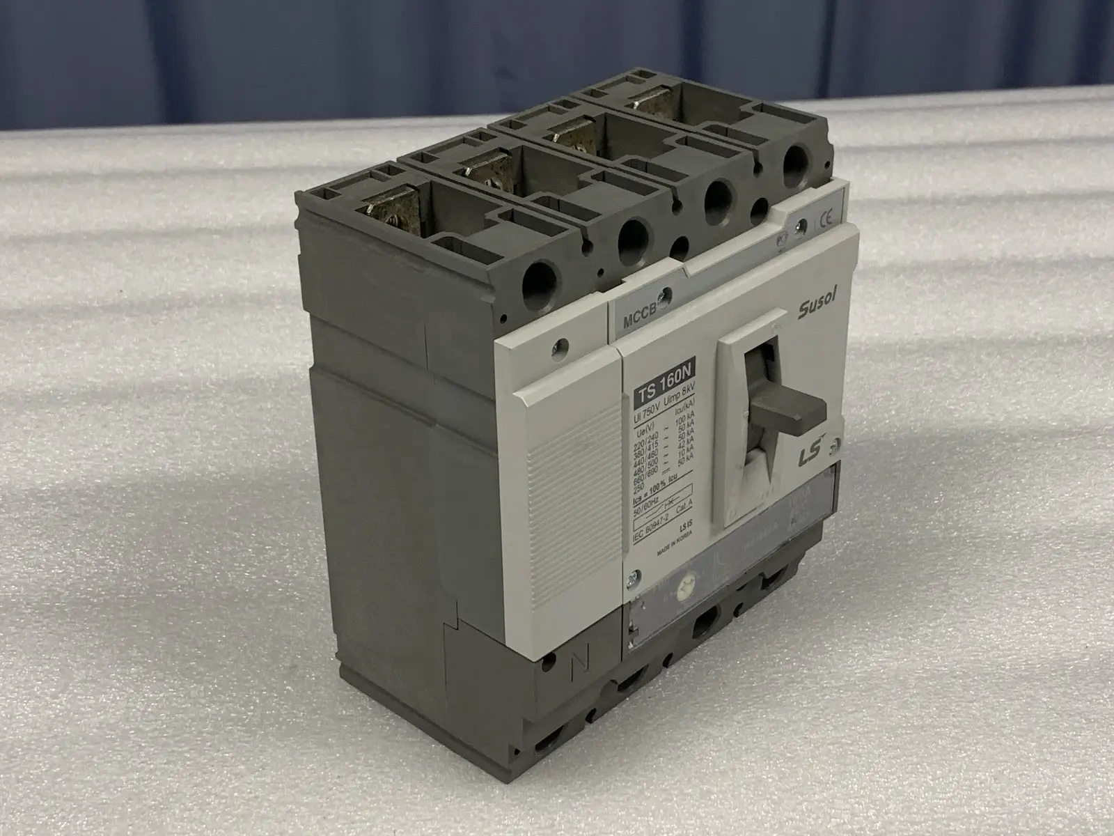 Susol TS 160N 4 Pole MCCB Electronic Adjustable Trip