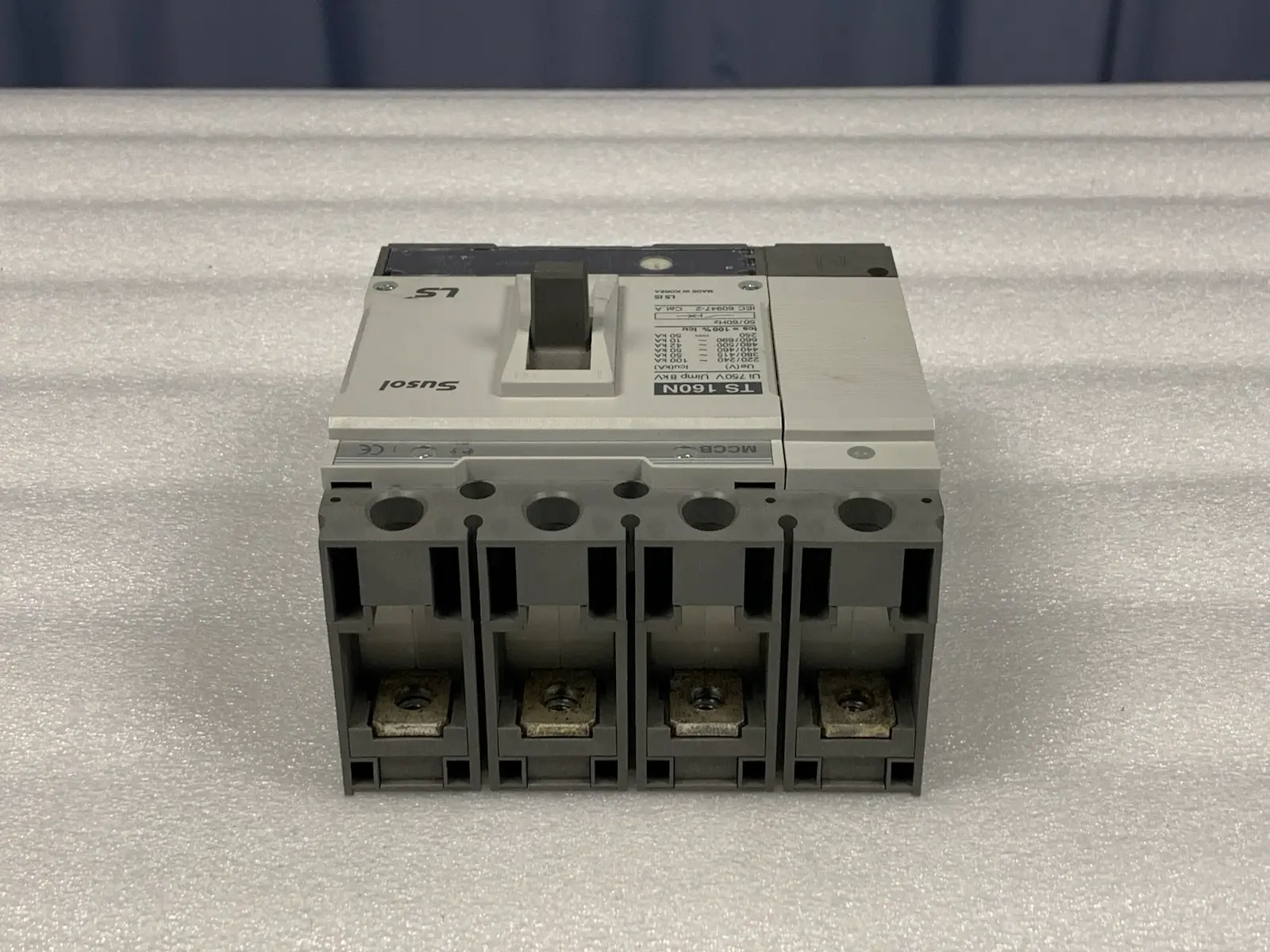 Susol TS 160N 4 Pole MCCB Electronic Adjustable Trip