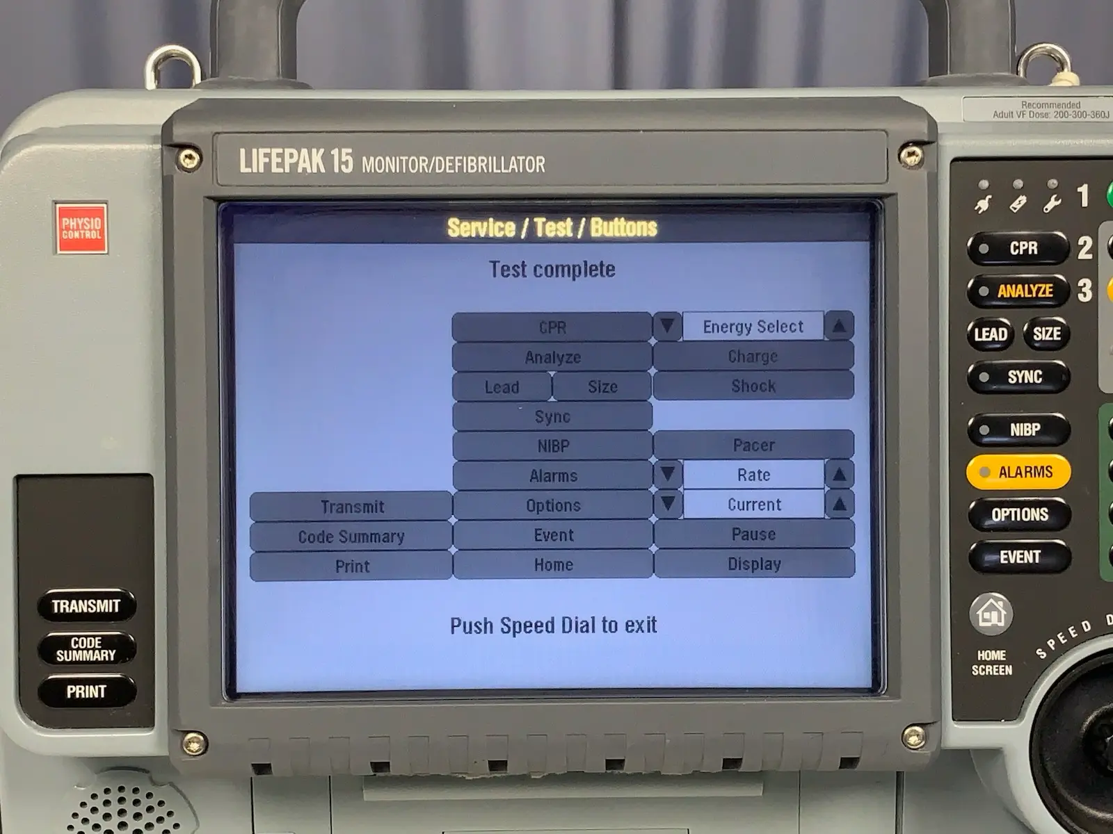 Physio Control LifePak 15 Monitor - Version 2 w AC Power Adapter #2