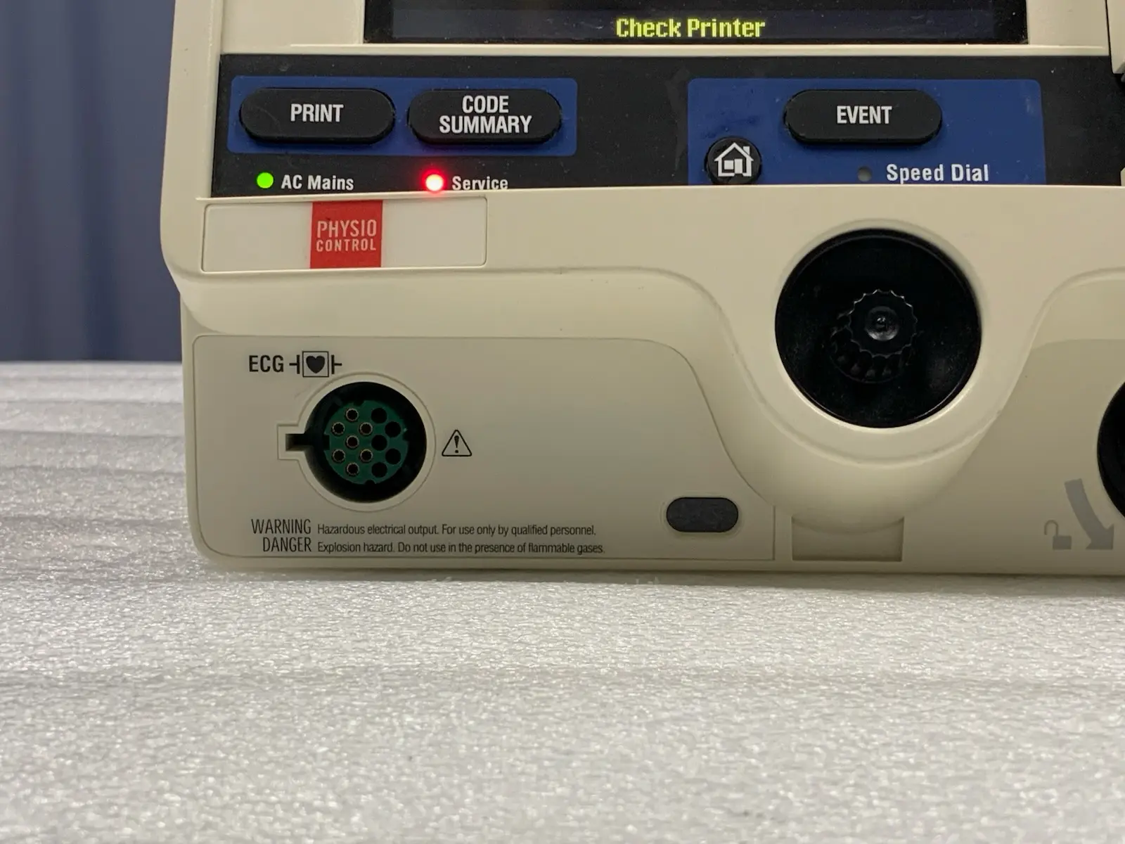 Physio Control Lifepak 20e Monitor w ECG (2014) #2