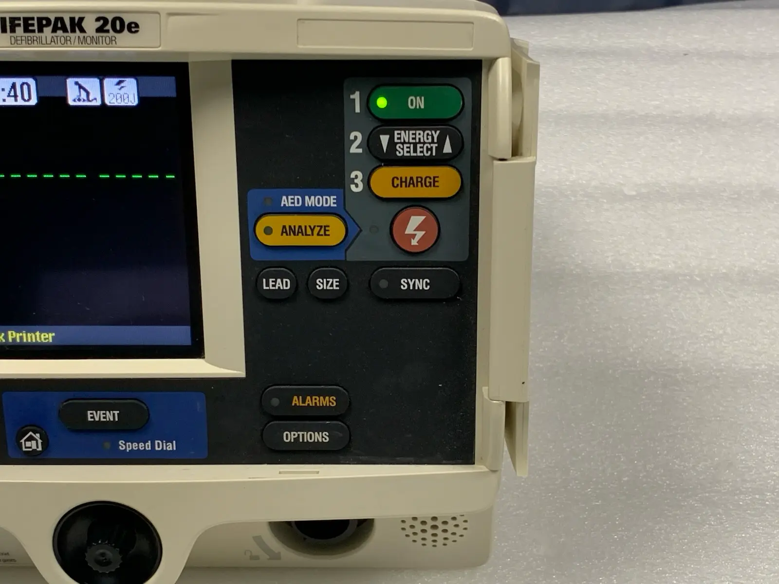 Physio Control Lifepak 20e Monitor w ECG (2014) #2