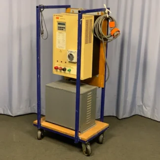 ABB SAMI GS ACS501 VFD 11kW 15HP & GEC Alsthom 34.5kVA Transformer on Cart