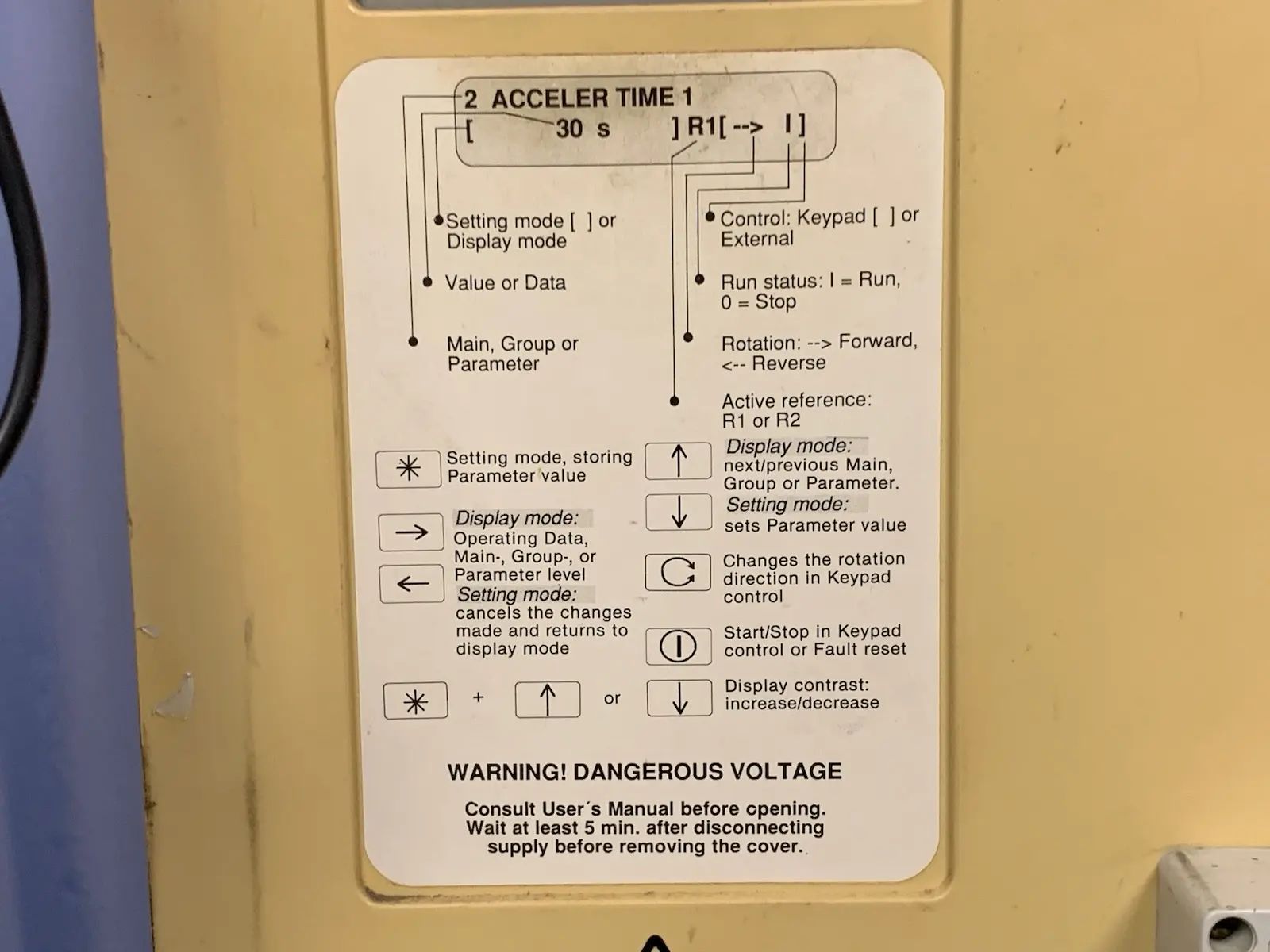 ABB SAMI GS ACS501 VFD 11kW 15HP & GEC Alsthom 34.5kVA Transformer on Cart