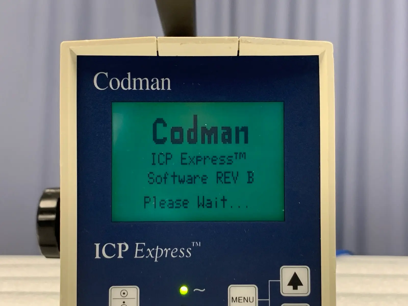Codman ICP Express Monitor 82-6634 w Philips Interface Cable & Pole Clamp