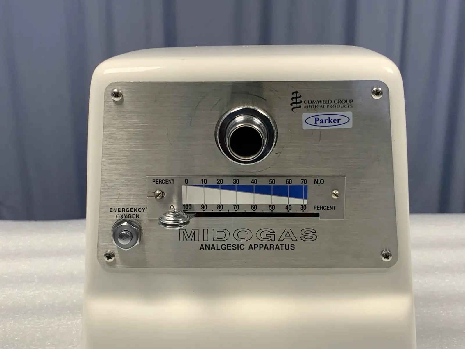 Comweld CIG Midogas Analgesic Apparatus Unit w Hoses