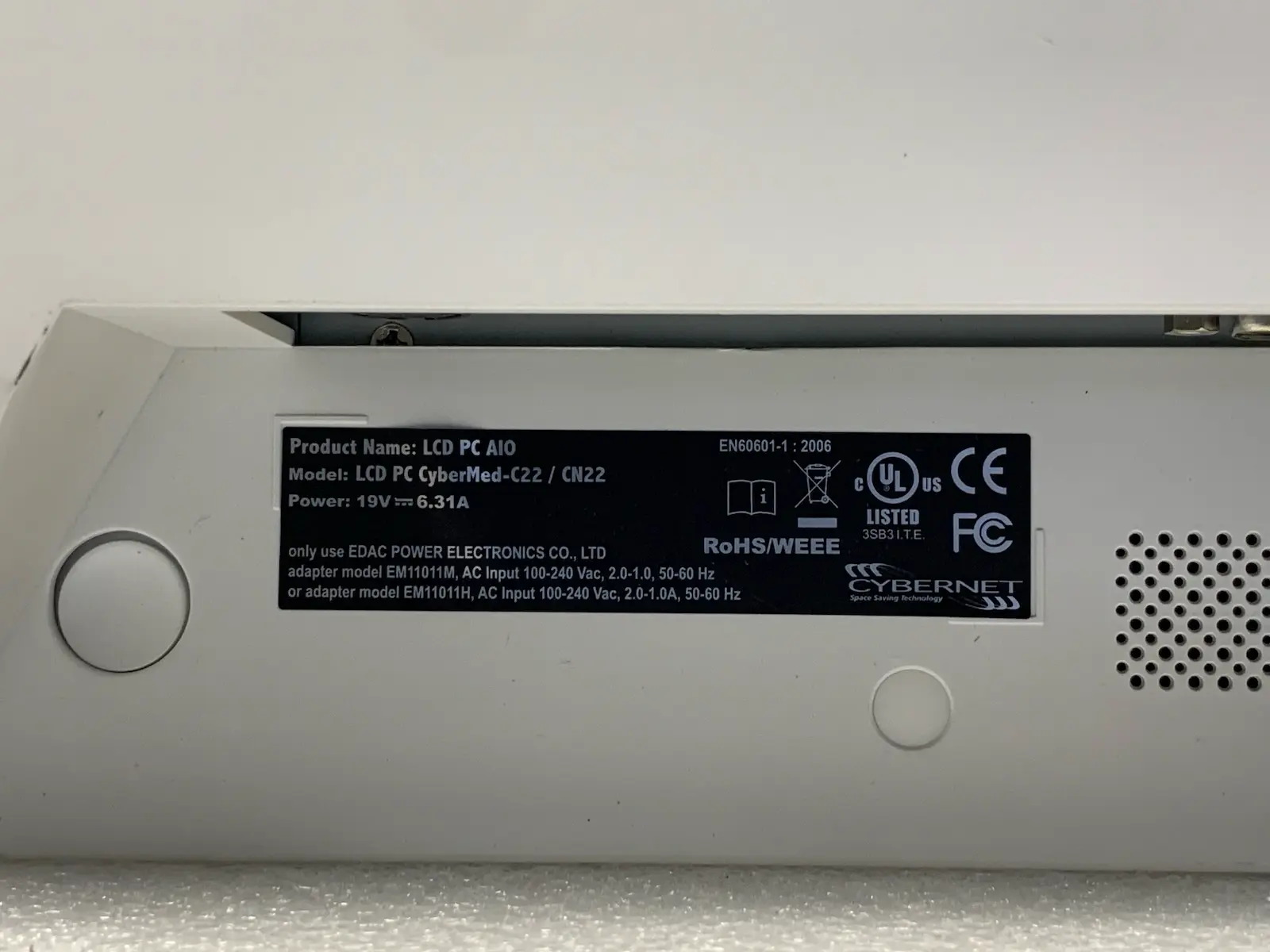 Cybernet CyberMed-C22 22" Medical Grade Touchscreen AIO All-in-One PC