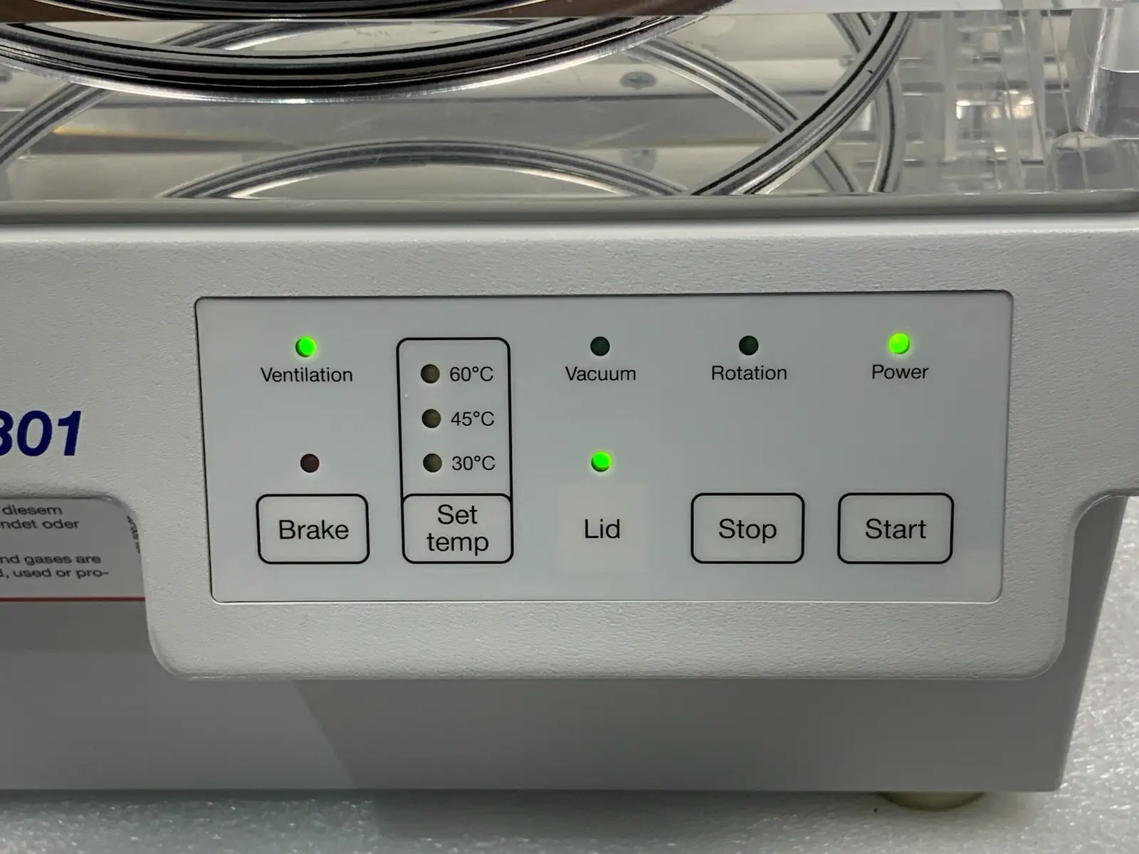 Eppendorf Concentrator 5301 Vacufuge Vacuum System w/ F45-24-12 Rotor & Manuals