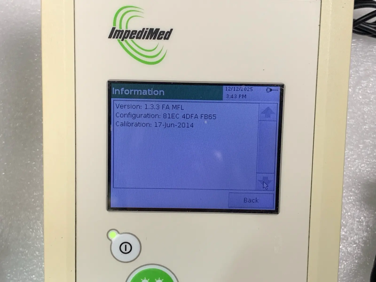 ImpediMed L-Dex U400 BIS Analyser - Clinical Lymphedema Assessment Kit w Accs