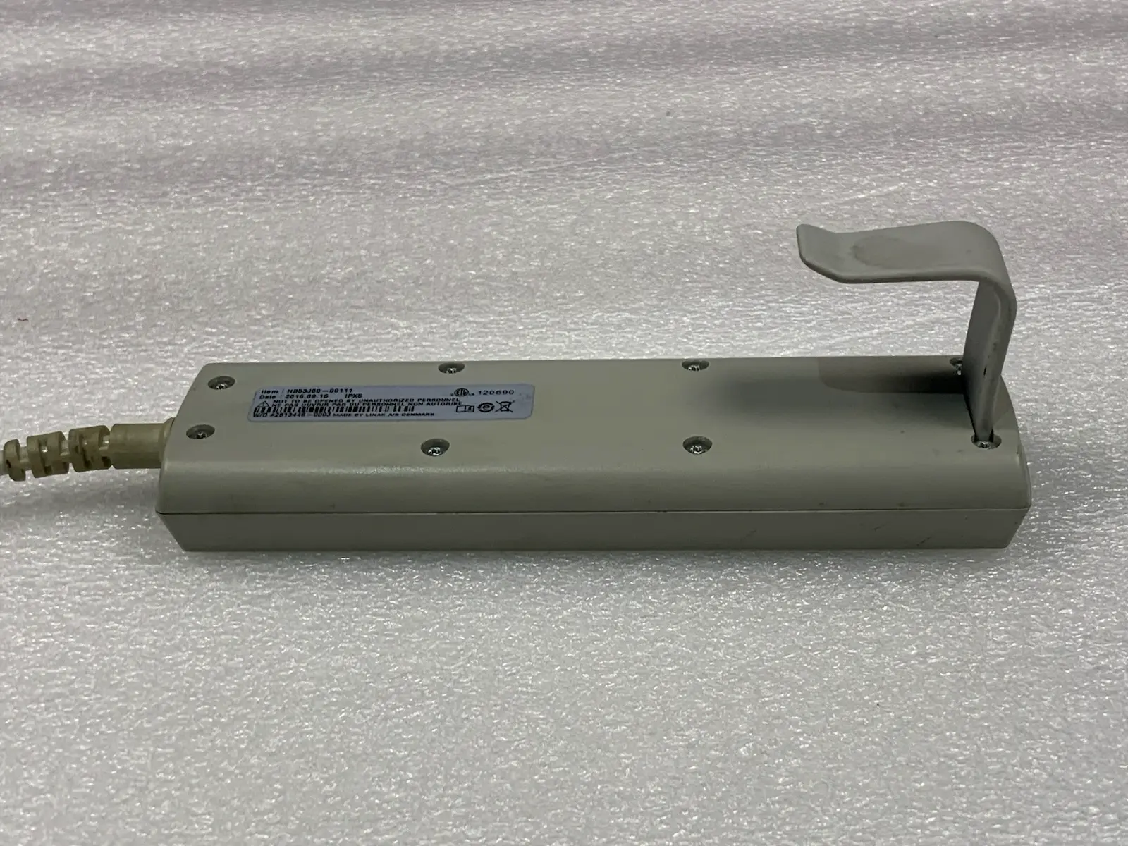 Linak HB53-000 Patient Hoist Handset - 4 Button - 8-Pin Round Plug - Used