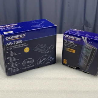 Olympus DS-2500 Digital Voice Recorder & AS-7000 Transcription Kit - Boxed Set