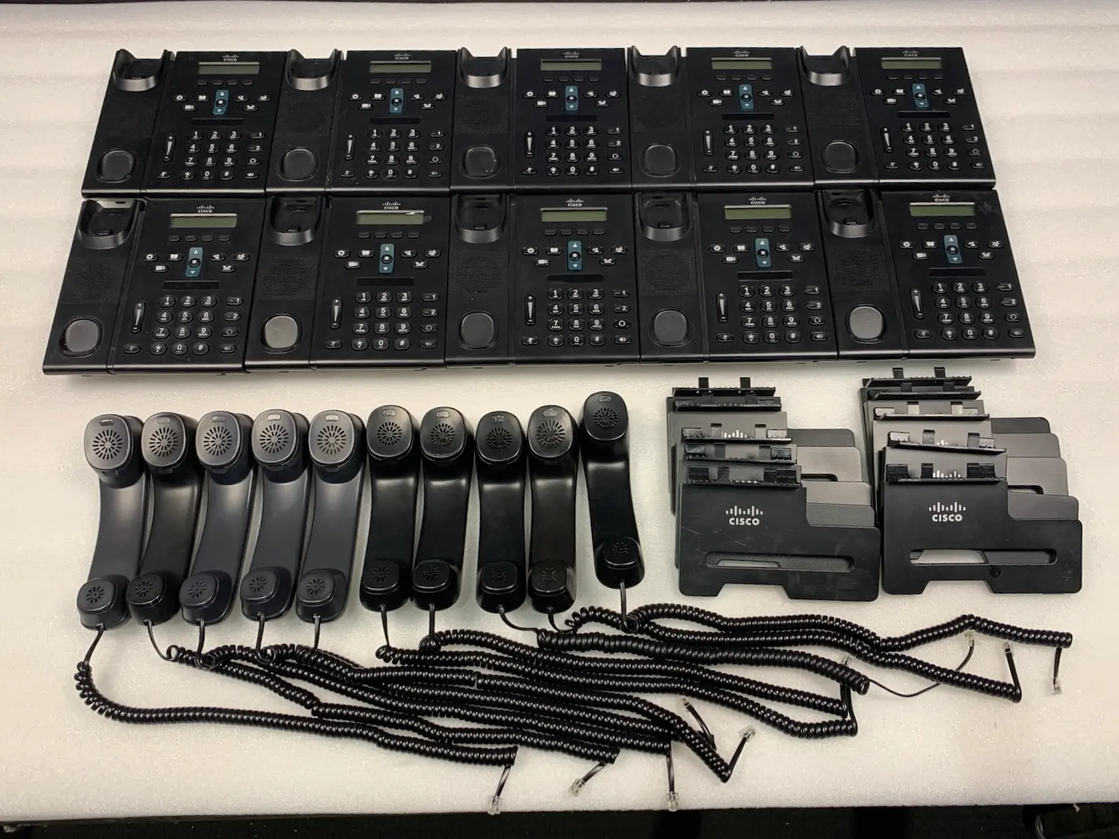 10x Cisco CP-6921 UC IP PoE Voip Business Office Phone Handsets