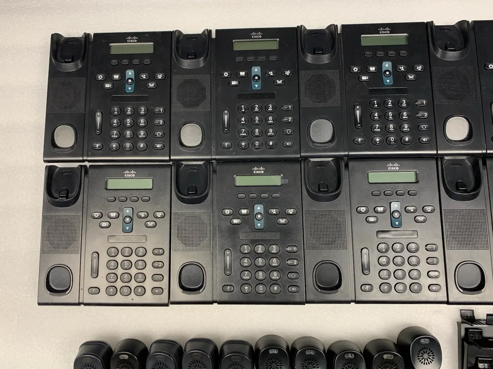 10x Cisco CP-6921 UC IP PoE Voip Business Office Phone Handsets