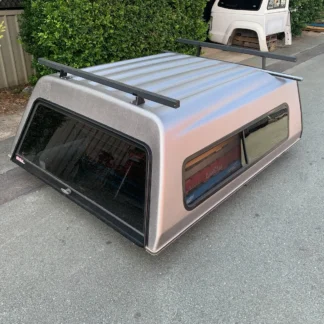 3XM Grey Fibreglass Canopy w Racks & Lined - Toyota Landcruiser 79 Series Single