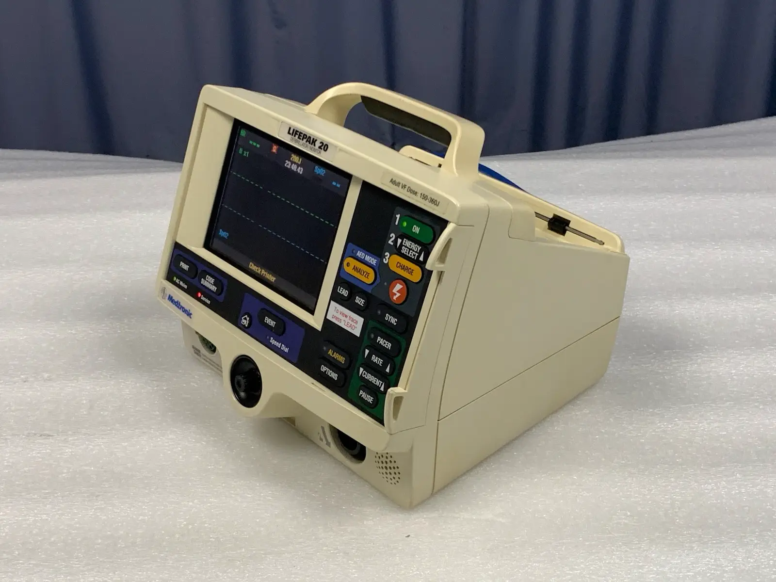 Physio-Control Lifepak 20 Monitor - Pacing & SpO2