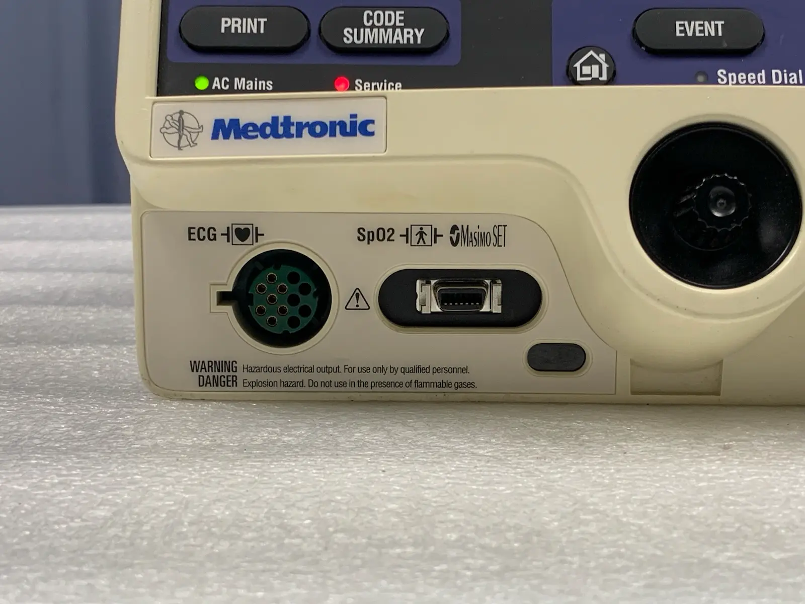 Physio-Control Lifepak 20 Monitor - Pacing & SpO2