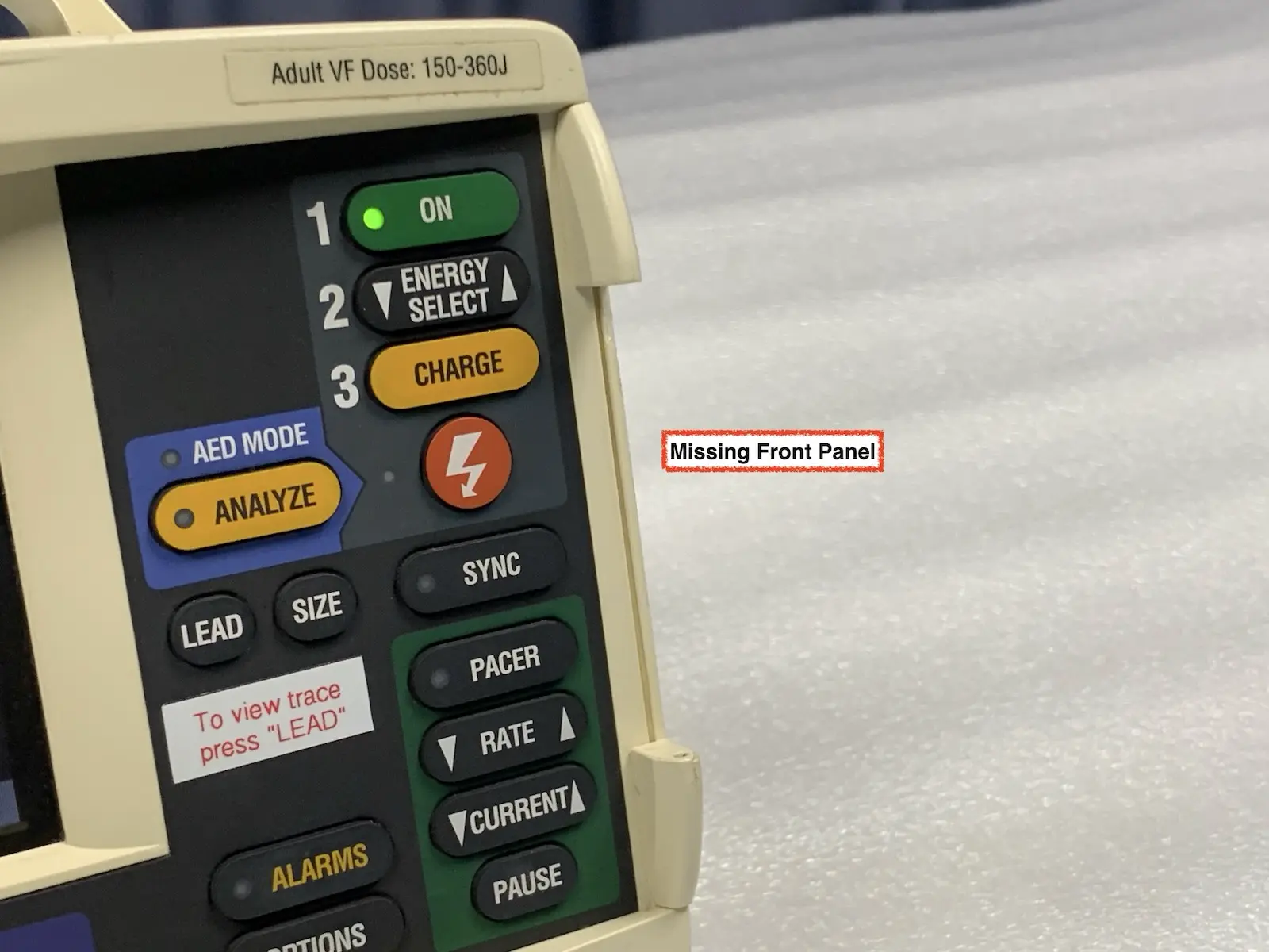 Physio-Control Lifepak 20 Monitor - Pacing & SpO2